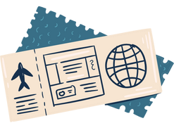Travel form illustration